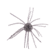 Strike King Tumbleweed Salted Softbait, 4 pack, 3in, Prism Smoke, 12-36263