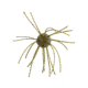 Strike King Tumbleweed Salted Softbait, 4 pack, 3in, Watermelon Red Flake, 12-36262