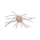 Strike King Tumbleweed Salted Softbait, 4 pack, 3in, White Sauce, 12-36254