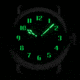 Szanto Automatic Officer Watches, Ivory Dial, Black Strap, Steel, One Size, SZ 6305E