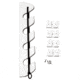 TACO Marine 4-Rod Poly Bungee Rod Holder Rack - White 45930