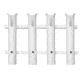 TACO Marine 4-Rod Poly Rod Rack - White 45925