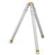 Tactique T3 Trinity 3-Section Inverted Tripod, 3-65.35in, Silver, 743461499340