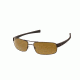 Tag Heuer 0254 Single Vision Prescription Sunglasses, Chocolate Frame - Dark Brown/Black Temples Frame, Polarized Precision Brown Lens, 0254-203SV