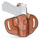 Tagua Gunleather Colorado Elite OWB Leather Holster, Most K &amp; L Frames &amp; Similars Revolvers 4in, Right Hand, Brown, TX-ELITE-BH3-942