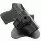 Tagua Gunleather Push Button Lock Style Holster for Ruger LCP w/Laser, Black ZPBH-005