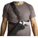 Tagua Gunleather Wrangler Chest Leather Holster, S&amp;W N Frame 6in, RH, Black, WRANGLER CHEST-TB-960