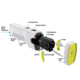 TASER Bolt 2 Taser, White, 100068