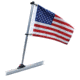 Taylor Made 24" Flag Pole Mount &amp; 12" x 18" US Flag Pontoon 65138
