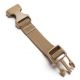 Team Wendy Chinstrap Extender 4in, EXFIL, CAMFIT, CAM BUCKLE Retentions, Coyote Brown 21-EXT-31
