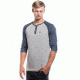 Tentree Standard 3/4 Sleeve Henly Shirt - Mens, Lunar Rock/Outer Space, Small, FA17-MLSTA-GRY-S