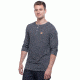 Tentree Standard 3/4 Sleeve Henly Shirt - Mens, Phantom/Burgundy, Extra Large, FA17-MLSTA-BLK-XL