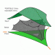 Tentsile Vista Tree Tent 3 Season 3 Person-Forest Green