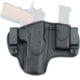 Texas 1836 Crusader - 2 In 1 Dual Clip Open Top Holster w/ Magazine Carrier, RH, Most .380 Small Frame Pistols 2.75in, Smith &amp; Wesson M&amp;P Bodyguard 380, w/ No Attachment, Black, TX-OT-DCH-MC-720