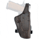 Texas 1836 PD1 - Rotating Thumb Release OWB Paddle Holster, Left Hand, 1911 Compact 3in Hammer Down, With No Attachment, Brown, TX-PD1-208