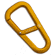 The James Brand The Hardin Carabiner, Yellow, One Size, BHQ-141775