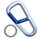 The James Brand The Hardin Carabiner, Blue, One Size, BHQ-215882