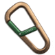 The James Brand The James Brand The Hardin Carabiner - Tumbleweed + Dark Green, Green, adult, BHQ-232466