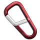 The James Brand The James Brand The Hardin Carabiner - Wine Red + Silver, Red/Silver, adult, BHQ-232465