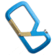 The James Brand The James Brand The Mehlville Carabiner - Racer Blue + Olive Stone, Blue/Gray, adult, BHQ-235039
