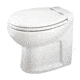 Thetford 38024 Tecma Silence Plus 1 Mode, 12V Marine Toilet With Electric Solenoid - High Profile, White, 98262