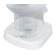 Thetford Toilet Riser, 2.5in, White, 24967