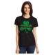 Thin Blue Line Women's T-shirt, Shamrock, Thin Red Line - WOM-STPAT-TRL-TSHIRT-BLACK-2XL