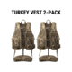 Tidewe FlexGrid Turkey Vest 2-Pack Bundle, TV007-TH-OSTE-TV007-TS-OSTE