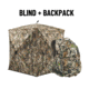 Tidewe Vis360 See Through Ground Blind and Waterproof Camo Hunting Pack Bundle, BL008-CG-OSTE-HB001-NM-OSTE