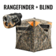 Tidewe Vis360 See Through Silent 4 Full Panels Hunting Blind and Camo Deer Hunting Rangefinder Bundle, HGR001-LF7-TE-BL008-CG-TE