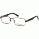 Timberland TB1577 Eyeglass Frames - Matte Dark Brown Frame Color, Matte Dark Brown Lens Color