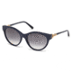 Tod's TO0154 Sunglasses - Blue Frame Color, Gradient Smoke Lens Color