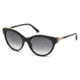 Tod's TO0154 Sunglasses - Shiny Black Frame Color, Gradient Smoke Lens Color