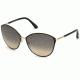 Tom Ford FT0320 Sunglasses - Shiny Rose Gold Frame Color, Gradient Smoke Lens Color