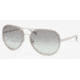 Tory Burch Tory M03 Bifocal Sunglasses TY6007 with Lined Bi-Focal Rx Prescription Lenses TY6007-289-11-6117 - Lens Diameter: 61 mm, Frame Color: Silver / Sheer Grey