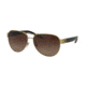 Tory Burch TY6051 Progressive Prescription Sunglasses TY6051-313313-60 - Lens Diameter 60 mm, Frame Color Gold / Black