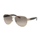 Tory Burch TY6051 Progressive Prescription Sunglasses TY6051-319013-60 - Lens Diameter 60 mm, Frame Color Lt Gold/Dark Tortoise