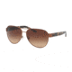 Tory Burch TY6051 Progressive Prescription Sunglasses TY6051-319113-60 - Lens Diameter 60 mm, Frame Color Bronze/pearl Brown Tort
