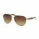 Tory Burch TY6051 Progressive Prescription Sunglasses TY6051-319313-60 - Lens Diameter 60 mm, Frame Color Gold/pearl Tokyo Tort