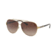 Tory Burch TY6056 Sunglasses 316013-59 - Gold Frame, Brown Gradient Lenses