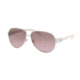 Tory Burch TY6057 Progressive Prescription Sunglasses TY6057-324314-60 - Lens Diameter 60 mm, Frame Color Silver