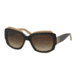 Tory Burch TY7070 Single Vision Prescription Sunglasses TY7070-127913-55 - Lens Diameter 55 mm, Frame Color Black/Beige