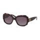 Tory Burch TY7070 Single Vision Prescription Sunglasses TY7070-12818H-55 - Lens Diameter 55 mm, Frame Color Purple/tortoise