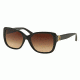 Tory Burch TY7086 Progressive Prescription Sunglasses TY7086-131213-55 - Lens Diameter 55 mm, Frame Color Black