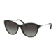Tory Burch TY7093 Progressive Prescription Sunglasses TY7093-139011-56 - Lens Diameter 56 mm, Frame Color Black/Silver