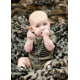 Trooper Clothing American Flag 1pc Bodysuit,0-3 Months, OD Green, 0-3 Months 9003 0-3