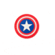 Trooper Clothing Captain America Standard PVC Patch, Red, White and Blue, One Size 9628