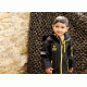 Trooper Clothing Embroidered Army Softshell Jacket.Medium, Black, Medium 10-12, 4002-M