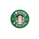 Trooper Clothing I Love Guns and Bacon PVC Patch, Green and White, One Size 9629