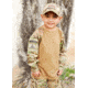 Trooper Clothing Tactical Combat Battle Shirt w/Mesh Side Vents,Large, Multi Color Camo and Coyote, Large 14-16, 9300-L